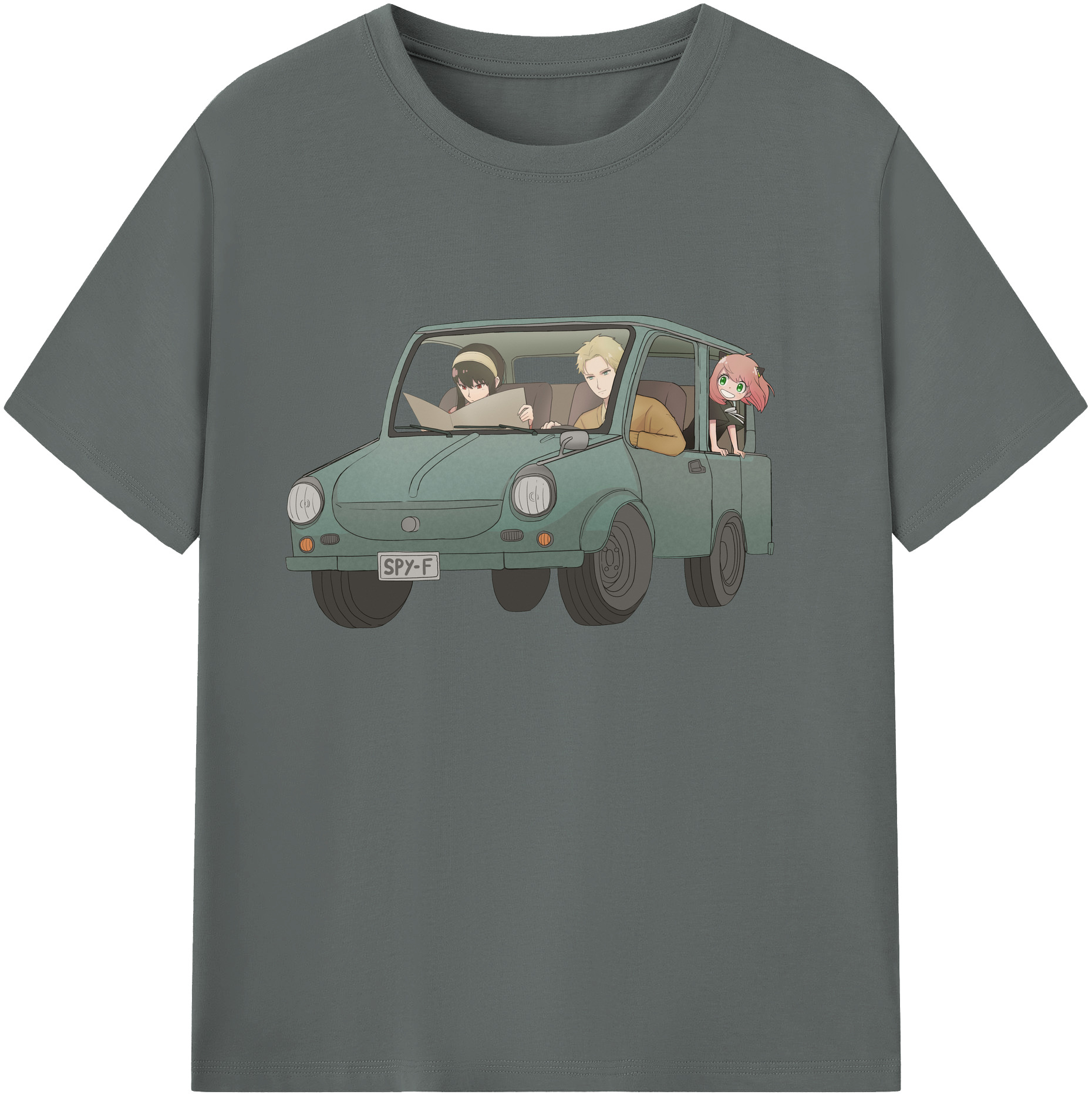 （画像用） SPY×FAMILY间谍家家酒 綿100％ メンズ半袖Tシャツ｜肌触りやわらか＆通気性